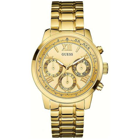 guess gold watch womens|women watches guess collection.